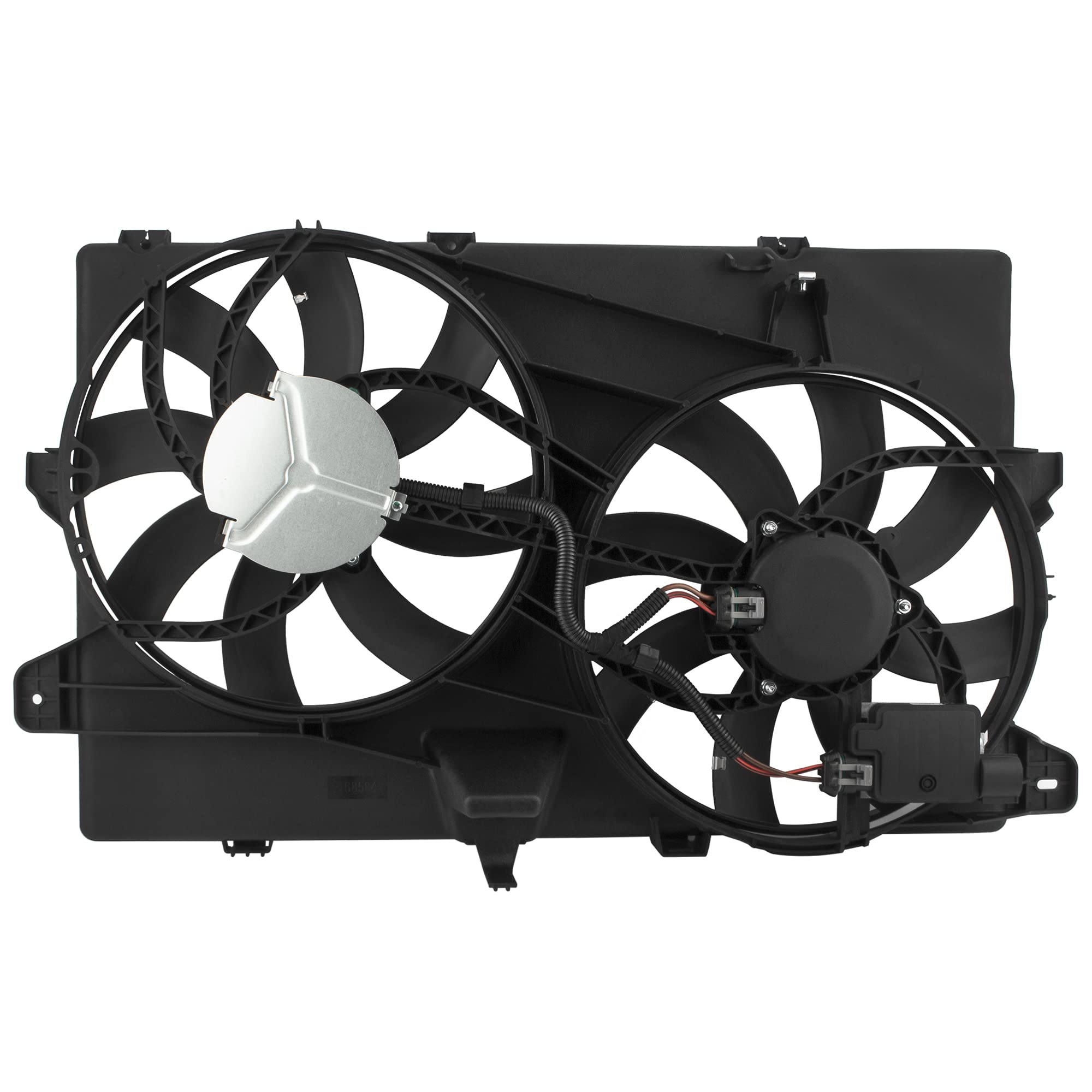 Photo 1 of BOXI 621-392 7T4Z8C607A Dual Radiator Cooling Fan Assembly Fit for Ford Edge 2007 2008 2009 2010 2011 2012 2013 2014 2015 / for Lincoln MKX 2007-2015