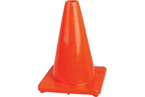 Pioneer Safety Traffic Cone – 12”/30.5 cm – for Construction, Parking, Driving, Etc.