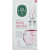 Eyup Sabri Tuncer Mystic Rose Water Facial Cleansing Wipes, 30 Count, Vegan | Isparta rose water, alcohol-free, dye-free, gluten-free, resealable pouch
