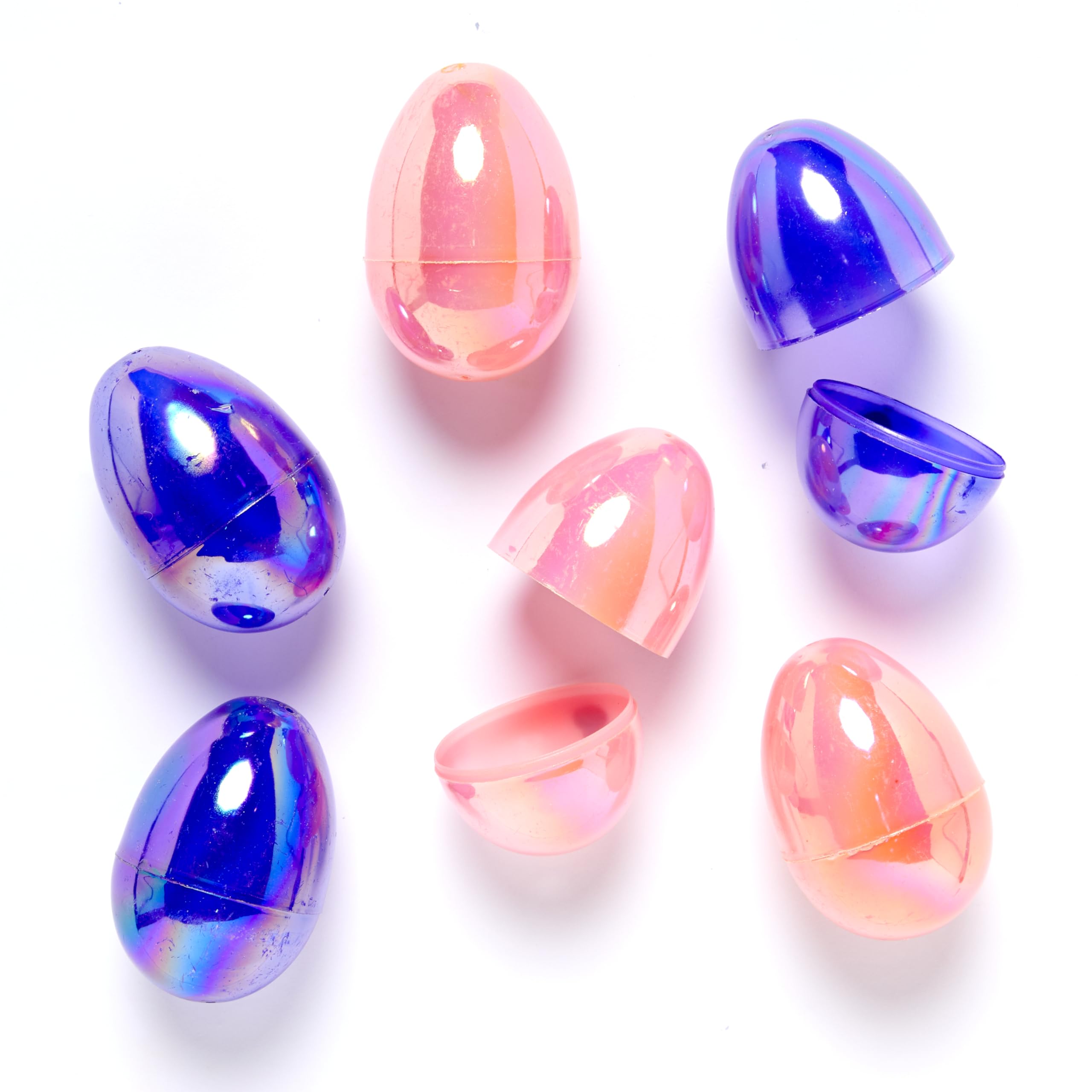 amscan 370455 Amscan - Easter Re-fillable Plastic Unicorn Eggs for Egg Hunts - 6 Pack