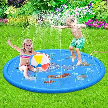 baby pool with sprinkler