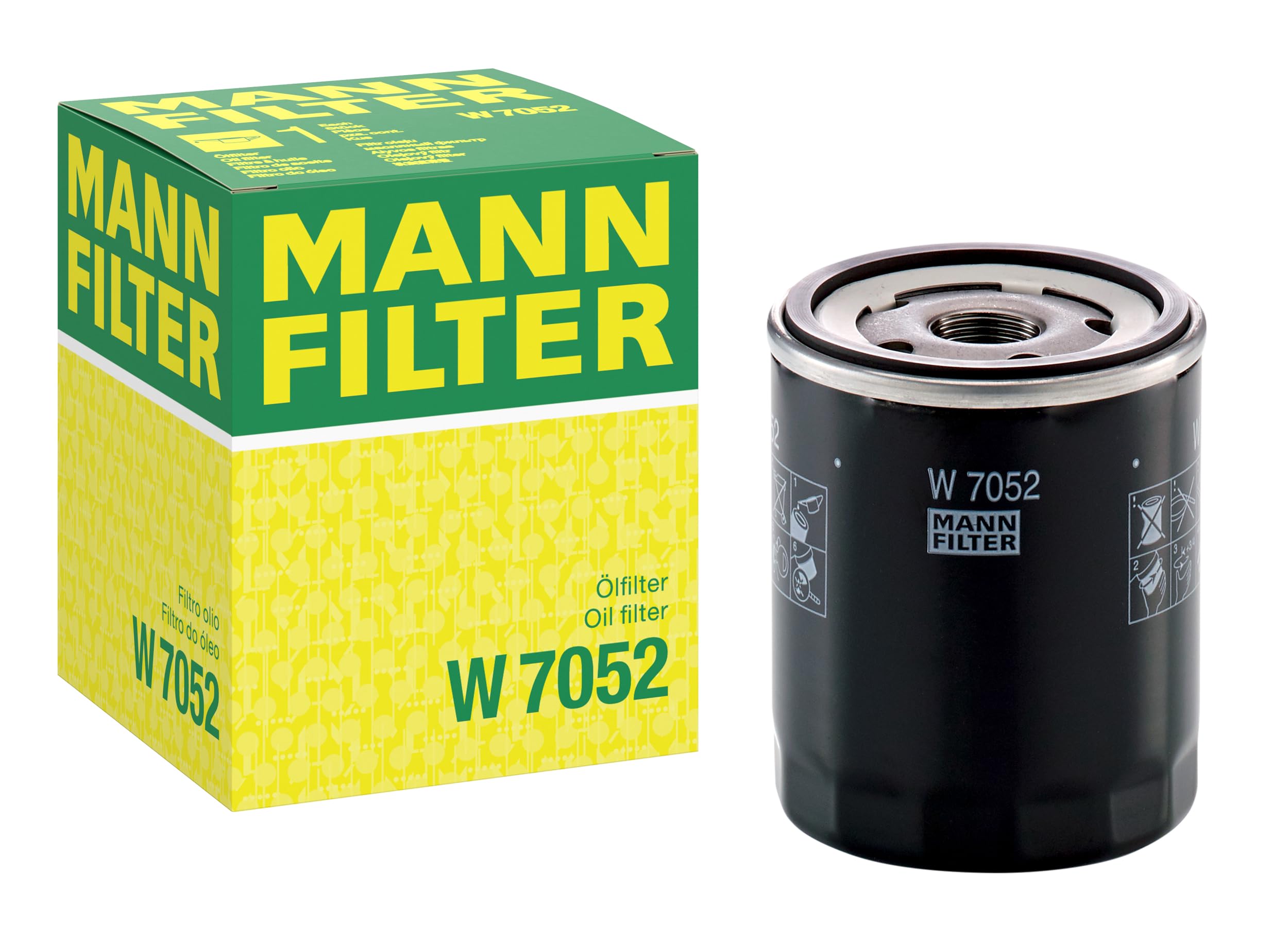 MANN-FILTER W 7052 Oil Filter - for Cars + Transporters