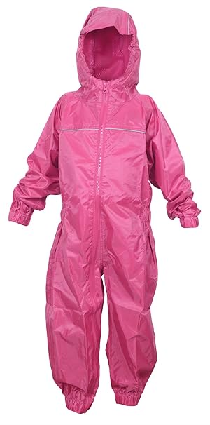 baby girl all in one rain suit