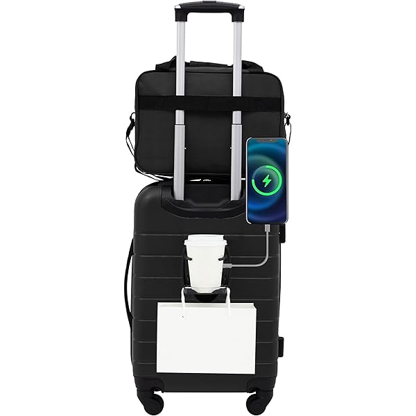 Amazon.com | Melalenia Luggage Carry On Suitcase Sets, Expandable