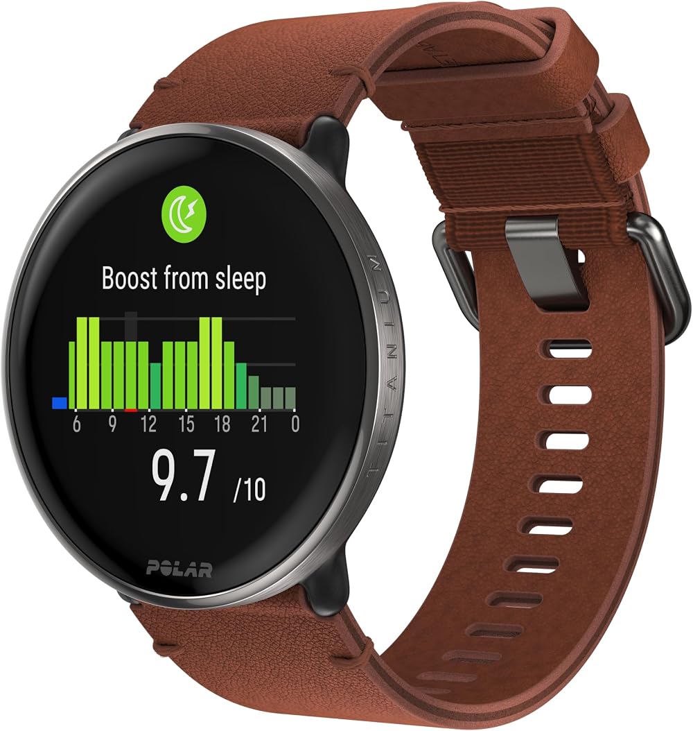Polar Ignite 3 Titanium Fitness GPS Smartwatch Heart Rate Sleep Activity Tracker