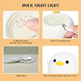 YuanDian Dodo Duck LED Night Light Rechargeable Touch Sensor Silcone Lamp view 4