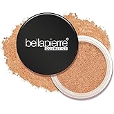 Bellapierre Mineral Foundation SPF 15 – Loose Powder Foundation, Full Coverage Mineral Makeup with Matte Finish – Vegan, Cruelty Free, Hypoallergenic, Oil & Talc Free – 0.32 oz - Honey
