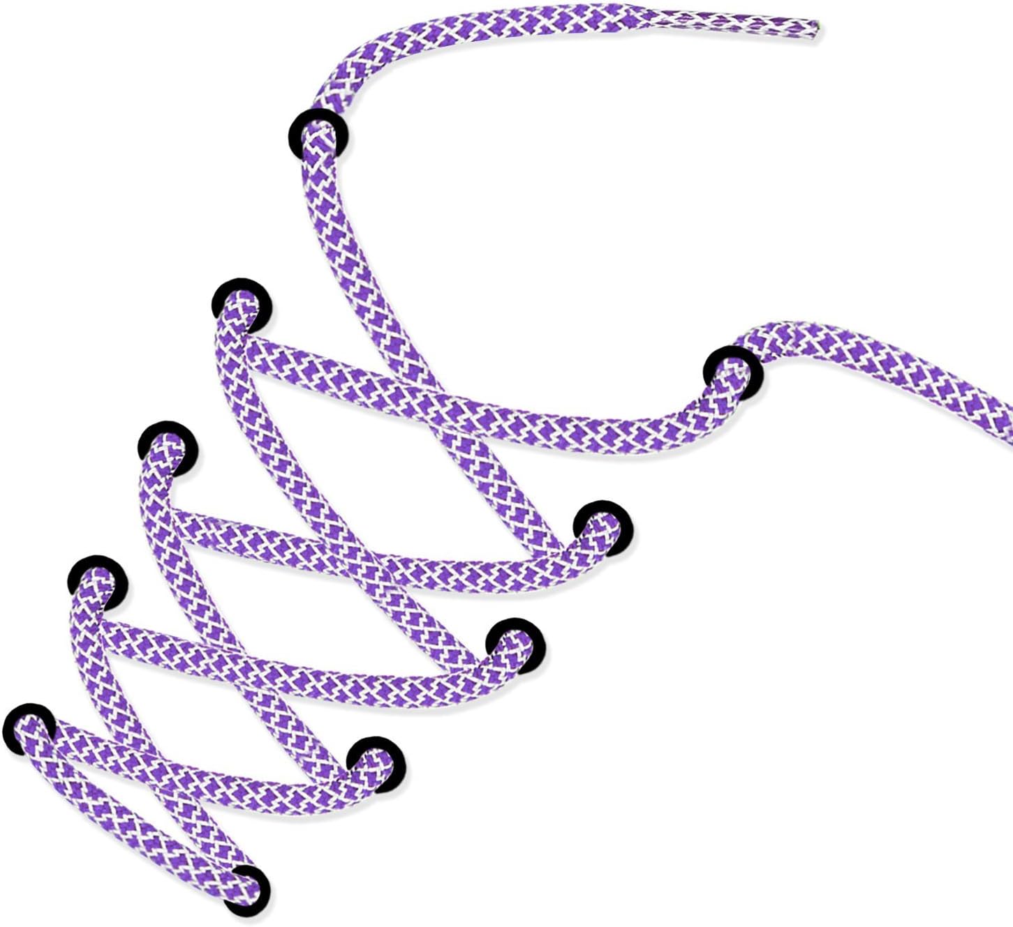 Aupek Sport Round Shoe Laces Reflective 4 Different Lengths Thick 10 Colors