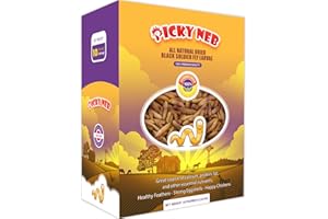 PICKY NEB Black Soldier Fly Larvae for Chickens 100% Non-GMO 10 Lb Bulk - Chicken Treats & Molting Supplement - High-Protein Immune System Booster Snack Food for Birds, Chickens, Ducks with Mealworms