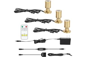 TAYSING LED Spot Light Indoor Picture Lights Art Lights Accent Lights Little Spotlight for Painting Picture Plants Jewelry Showcase Model Display Shelves UnderCabinet(Soft White-3 Pack)