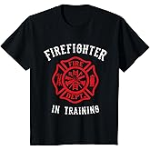 Firefighter for Kids Cute Toddler Fire Fighter T-Shirt