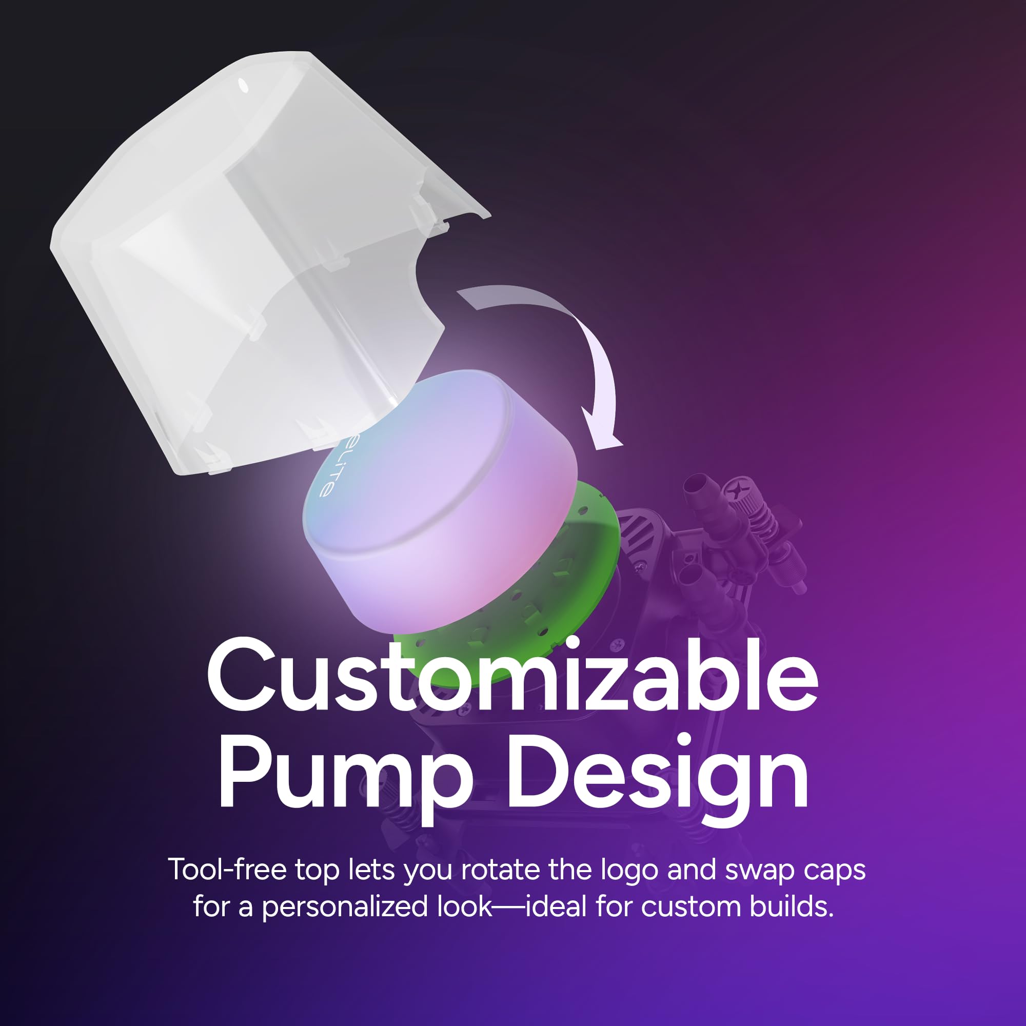 Cooler Master 360 Elite Liquid CPU Liquid Cooler, Dual-Chamber Pump, Customizable aRGB Lighting, Maintenance-Free, AMD Ryzen 9 AM5|4, Intel Ultra 9 LGA 1851|1700 Design by Cooler Master