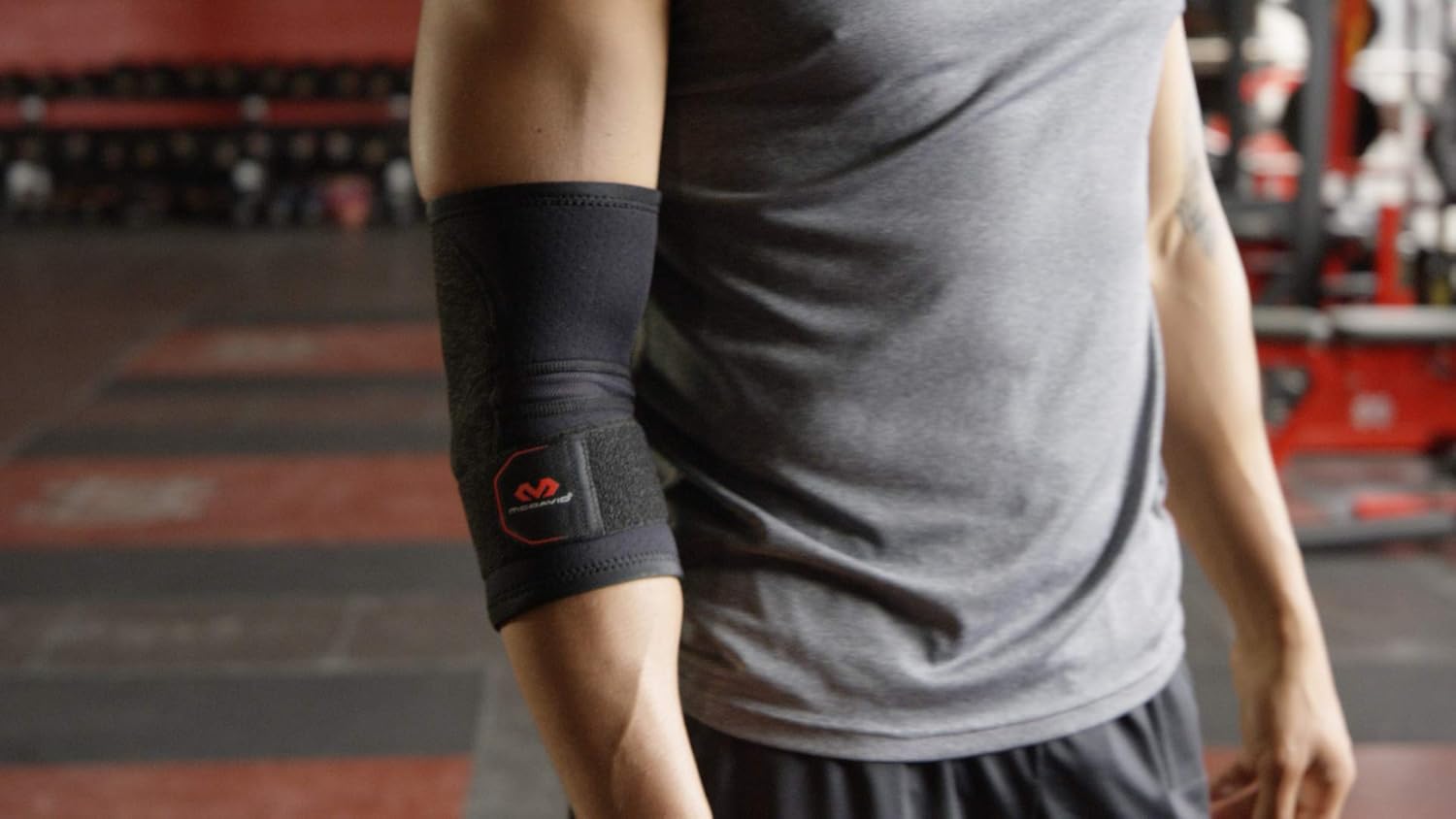 McDavid HyperBlend Elbow Sleeve + Adjustable Strap for Joint Pain Relief, Tendonitis, Arthritis, Bursitis, Tennis or Golf Elbow, Stability, Recovery, and More. for Men and Women. Neoprene/Knit Blend : Sports & Outdoors