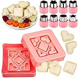 9 Pieces Sandwich Cutter Set Mini Sandwich Cutter
