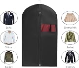 WAORZMK Garment Bags 5Pcs 24x40in Breathable Dustproof with Window view 5