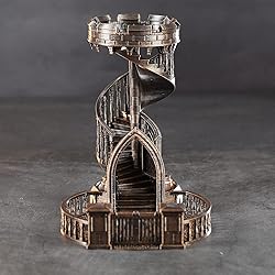 AUSPDICE Dice Rolling Tower and Tray Retro Castle
