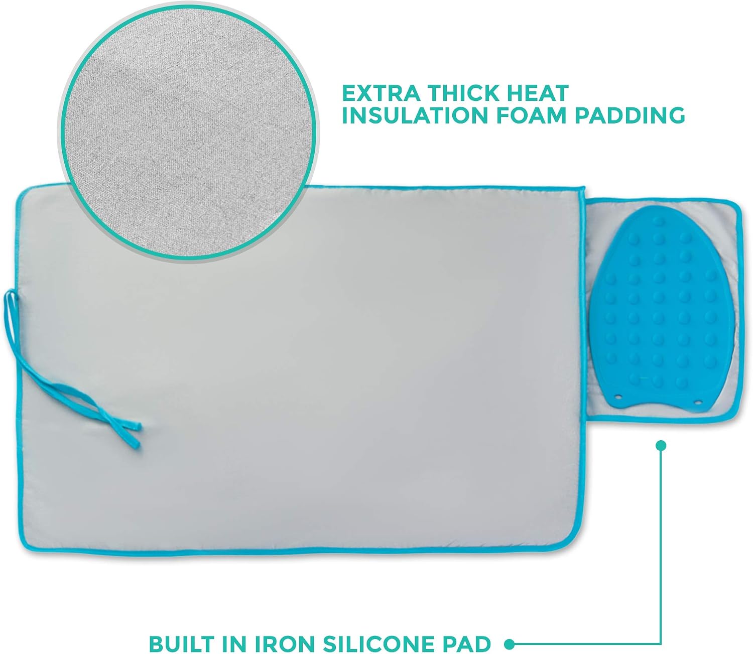 LIVIVO Travel Iron Mat with Silicone Iron Rest Pad - Image 5