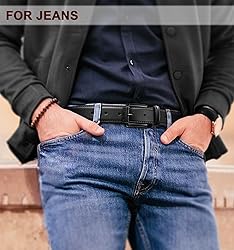 KEMISANT Men Belt-Genuine Leather Belt for Men