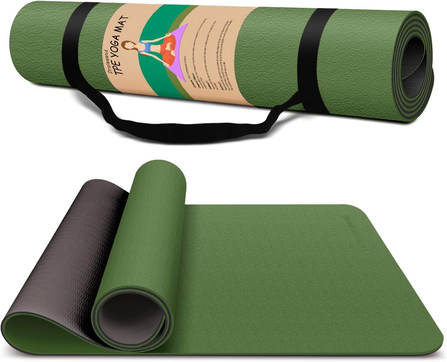 Buy Dralegend Yoga Mat Exercise Fitness Mat High Density NonSlip in