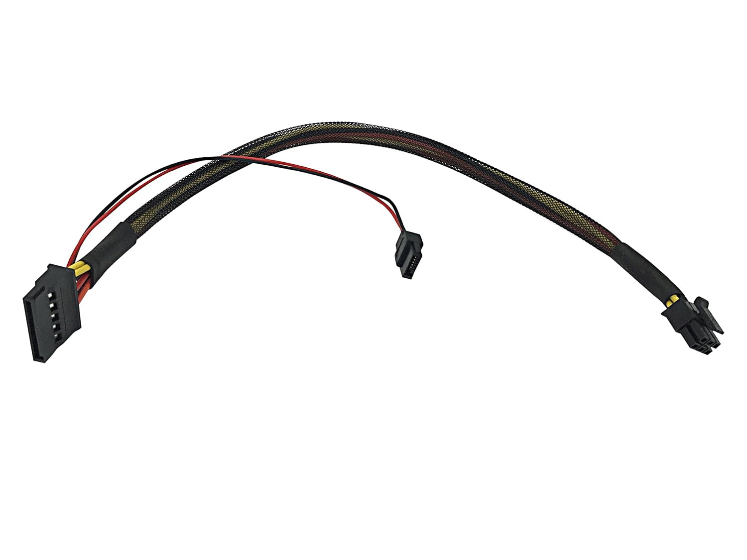 Eyeboot SATA 15P + 6P to 6-Pin Power Supply Cable for SSD Hard Disk CD-ROM