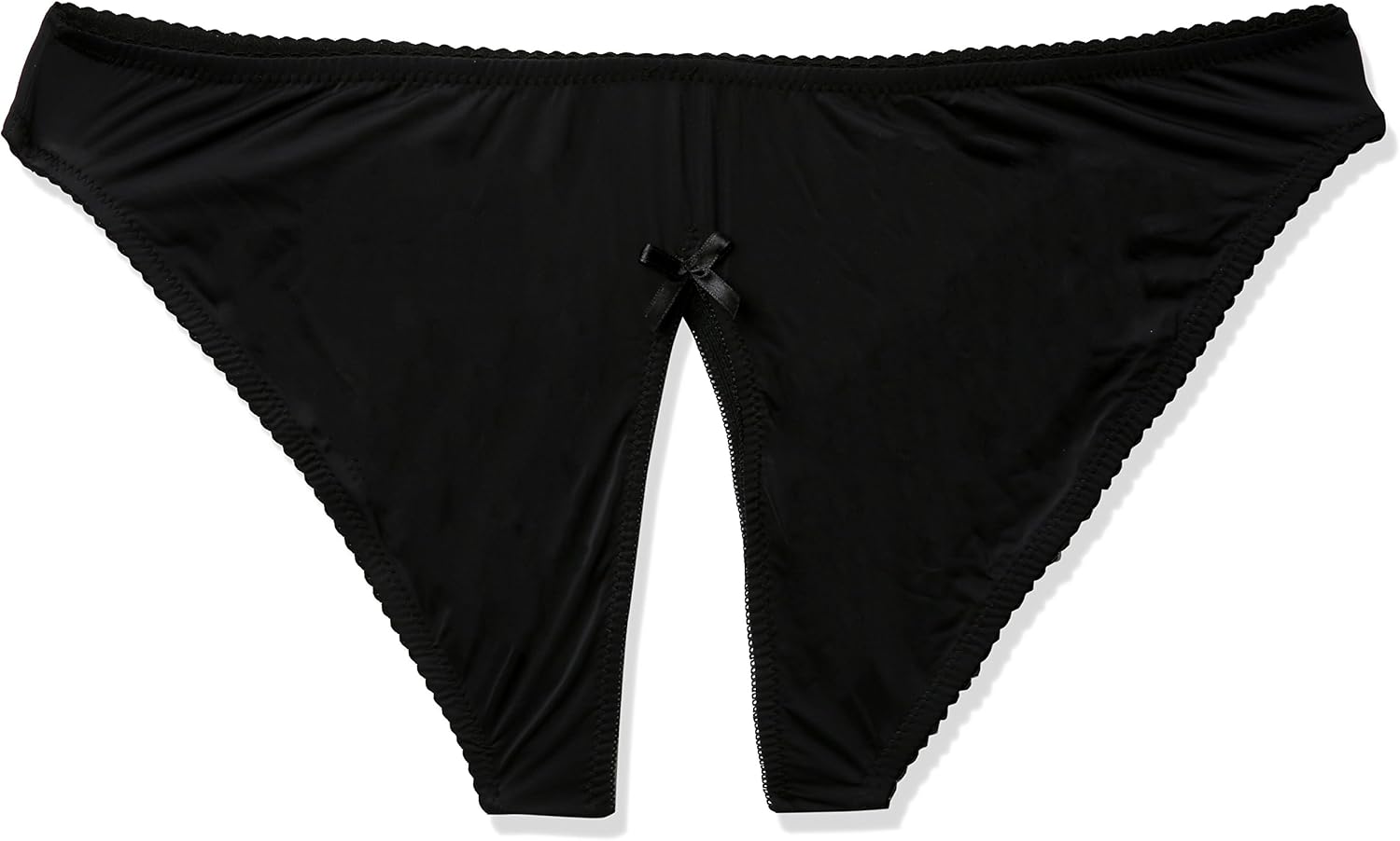 Cottelli Collection Crotch Less Panties, 2X-Large, Black, XXL - Image 3