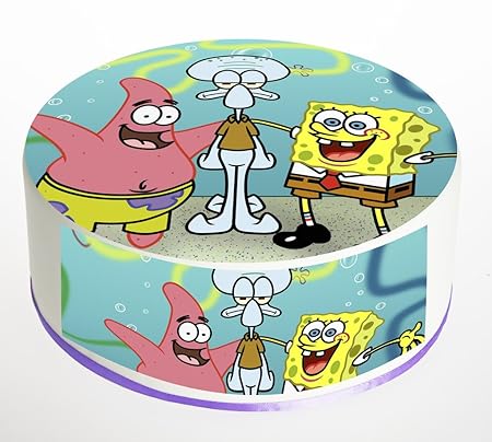 Cake Decorations Party Supplies Edible 6 Spongebob Icing Boys