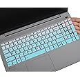 Keyboard Cover for Lenovo Yoga 7 7i 15.6 16 inch, Lenovo ideaPad 3 3i 5 5i 15.6"/ ideaPad Flex 5 5i 15.6" 16" ideaPad Slim 7 15.6, Yoga Slim 7 15, ThinkBook 15 G2 G3, ThinkBook 15p -Ombre Mint