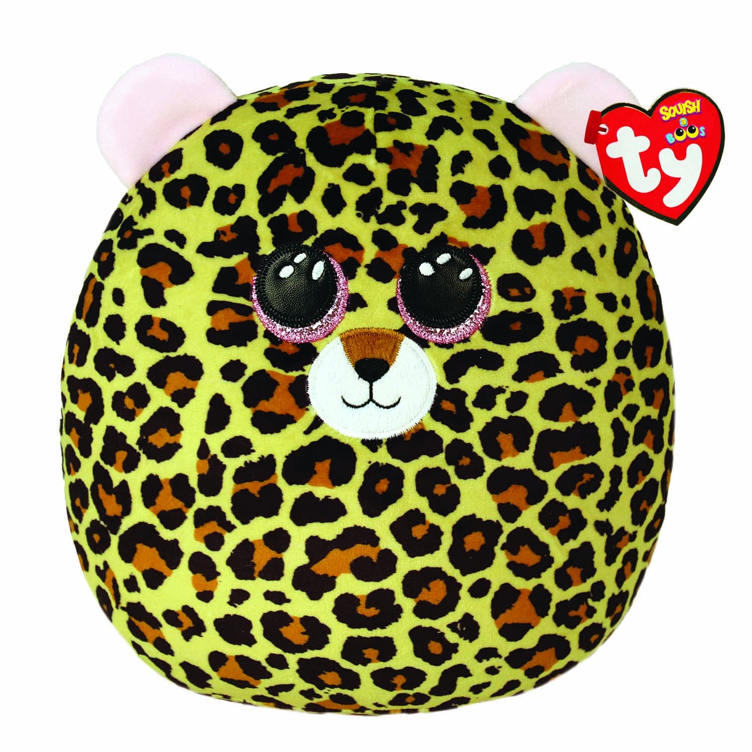 TY Livvie Leopard Squish a Boos 14" | Beanie Baby Soft Plush Toy | Collectible Cuddly Stuffed Teddy — image 1