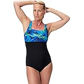 Speedo Women's Endurance+ Color Top One Piece Swimsuit