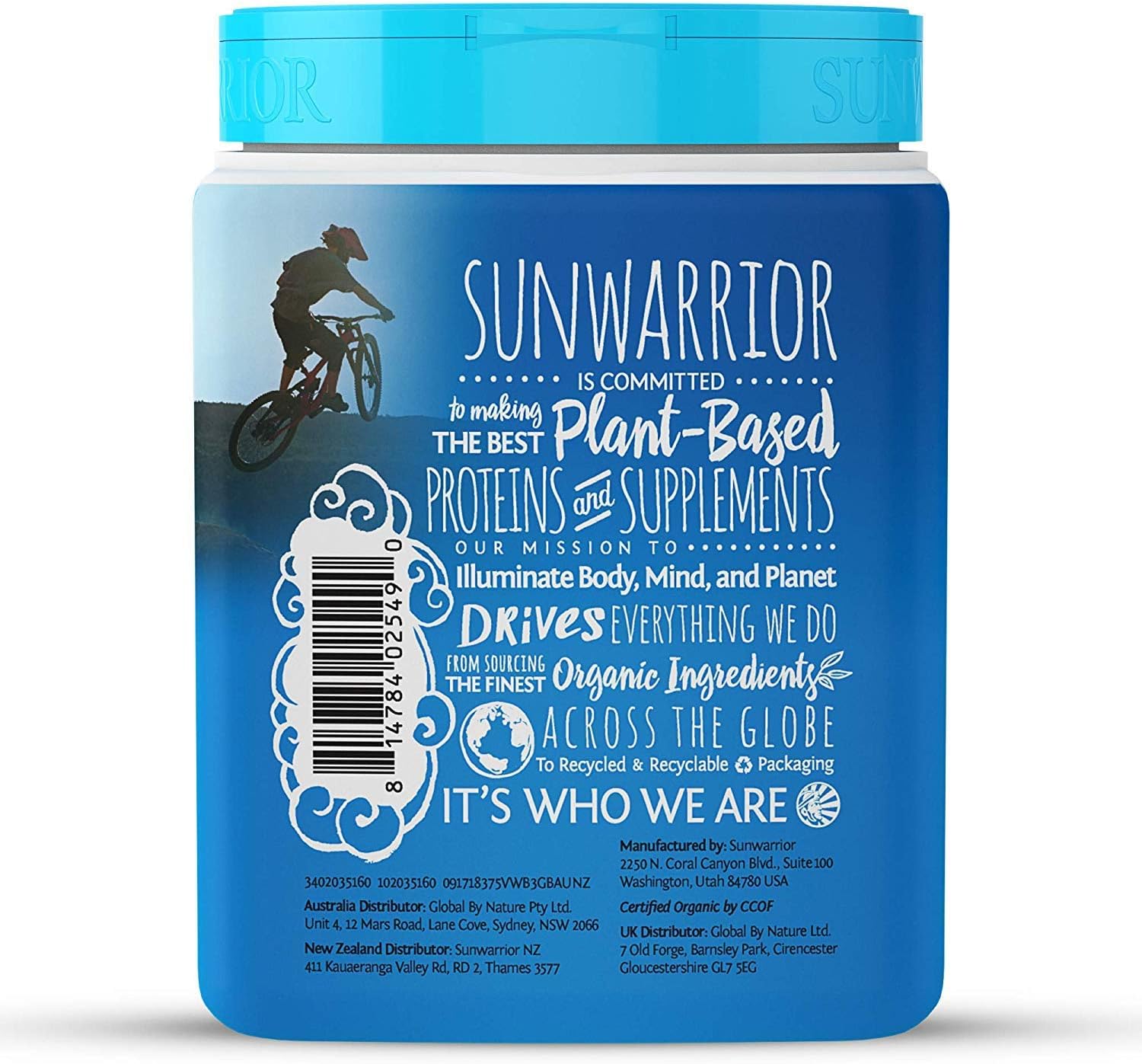 Sunwarrior Organic Plant Based Blend Vanilla Protein Powder, 375 g, 375 g (Pack of 1) - Image 4