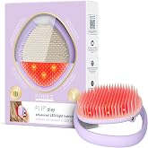 FOREO FLIP Play advanced LED Hairbrush - Hair Growth &amp; Scalp Care | LED hairbrush, red light therapy, scalp massager, detangler, frizz control, all hair types, I Lilac You!
