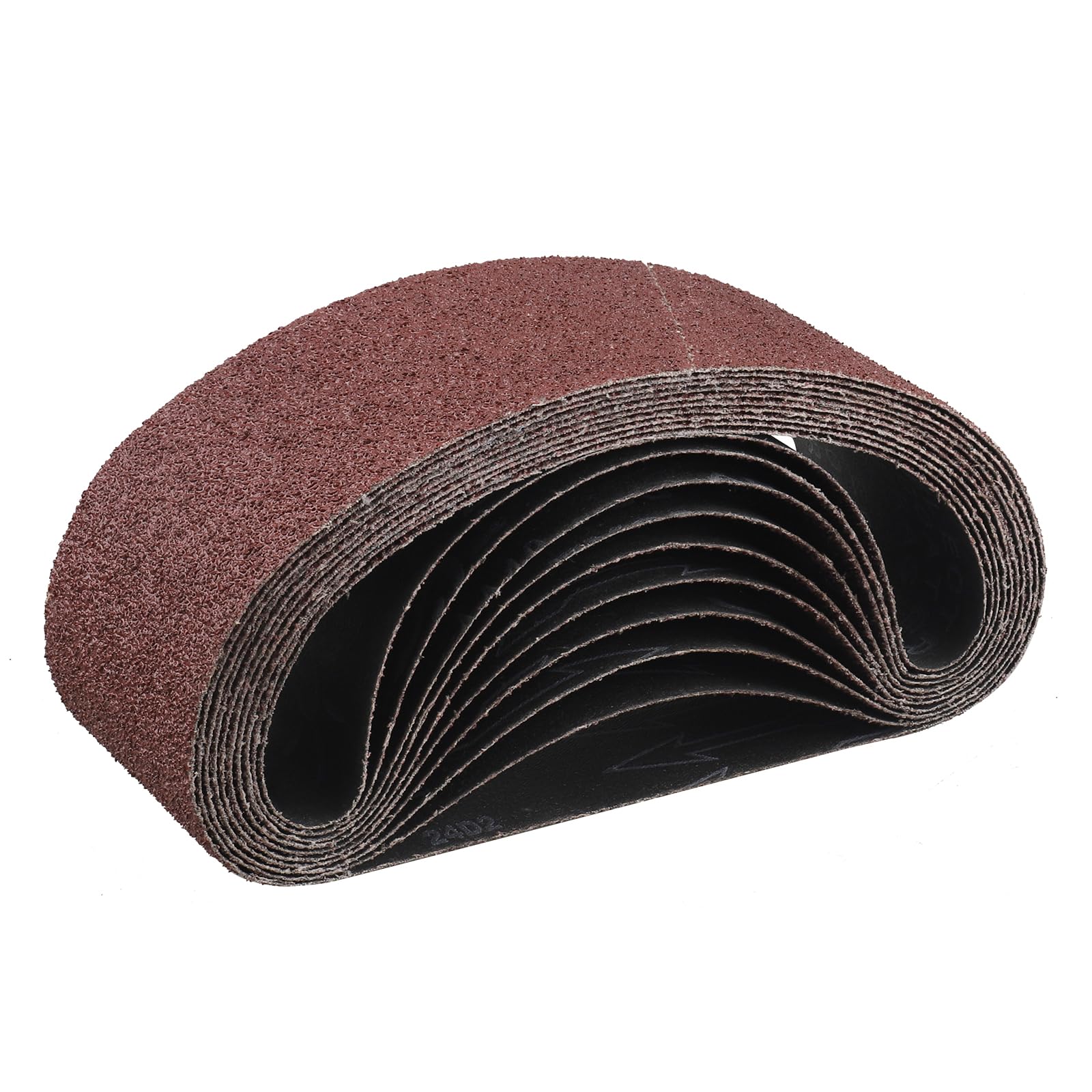 STEBRUAM Sanding Belt 75 x 533 mm,10PCS 40 Grit