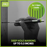 Tracer Pro Series Aluminium Deep Hole Construction Pencil with 6 Leads view 3