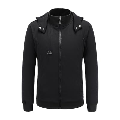 HOLRAN Mens Hoodie Tokyo Ghouls Ken Kaneki Cosplay Black Hoodie