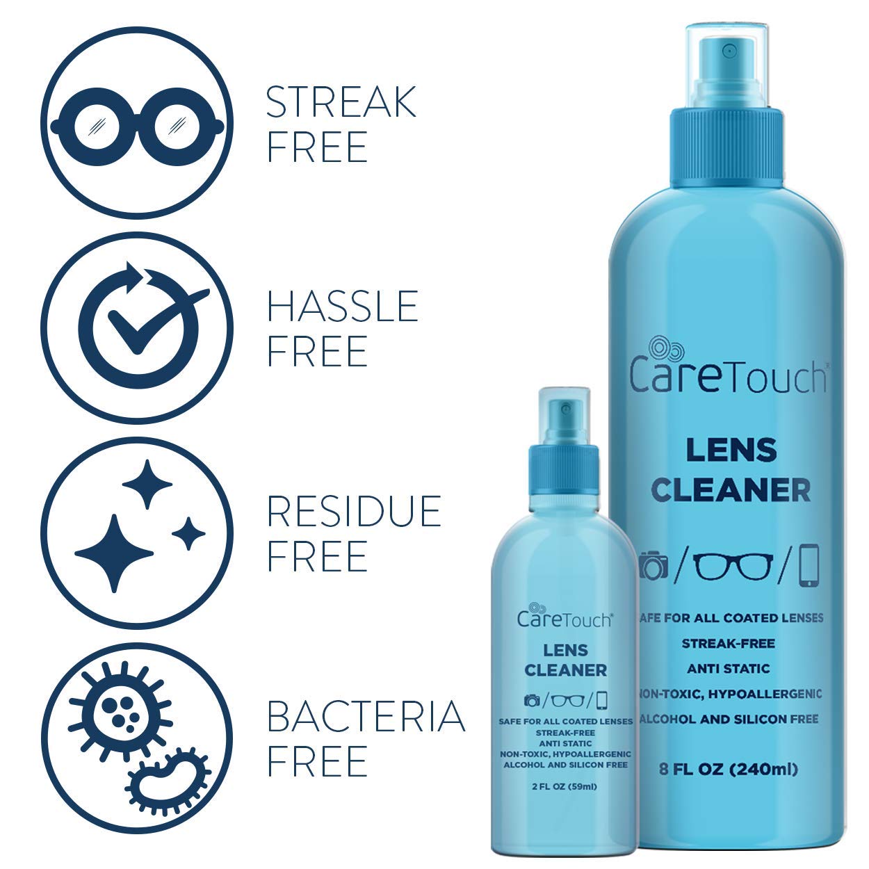 Mua Care Touch AlcoholFree Lens Cleaner Kit (2) 8 oz Spray Bottles