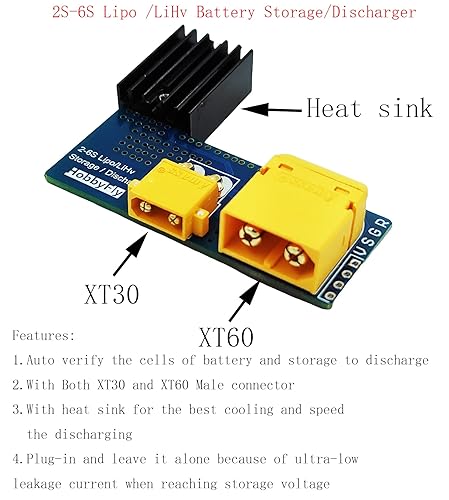 LiPo Charger Discharger, Lipo Battery Charger, 2-6S LIPO
