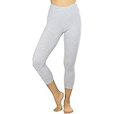 ToBeInStyle Women's Cotton-Spandex Capri Leggings