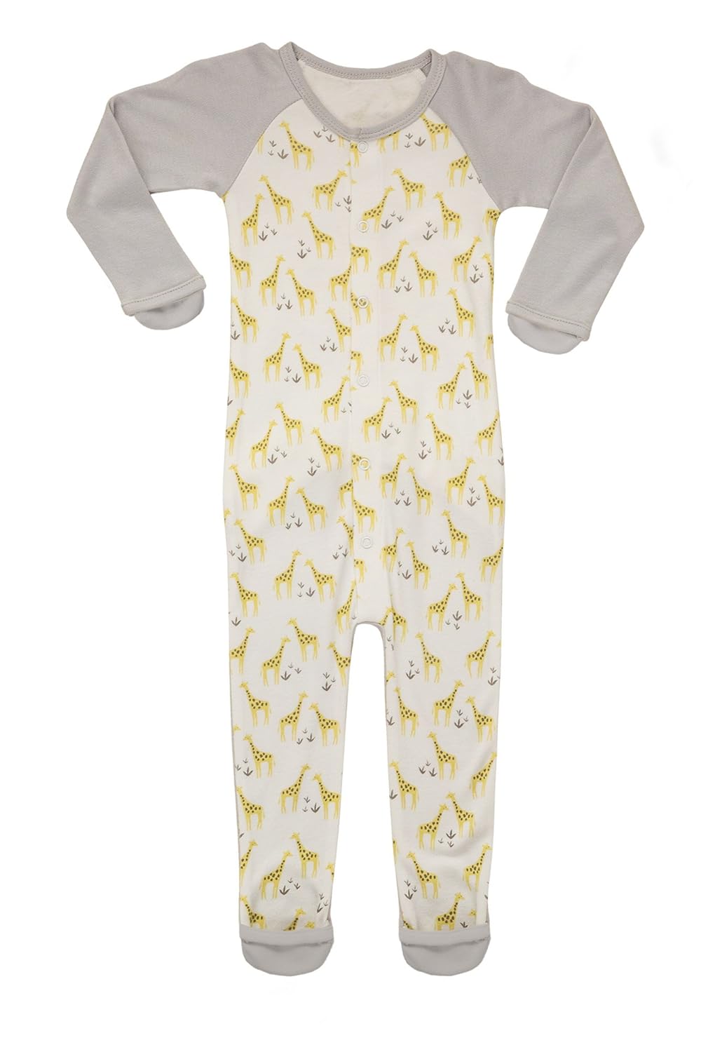 Baby Footie Pajamas, Organic & Adjustable (912 Months, On