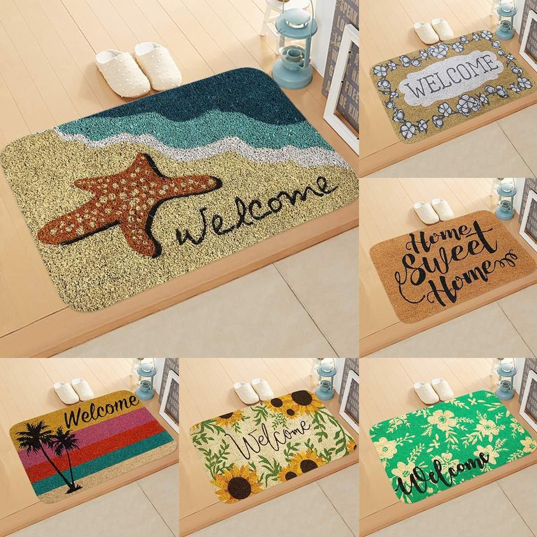 Junio1 Rectángulo Alfombra Antideslizante Puerta Dormitorio Cocina Entrada Imprimir Alfombrilla Alfombras