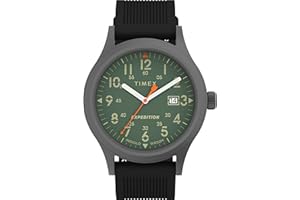 Timex Expedition Metal Field 40mm Men’s Analog Watch | Luminous Hands | 24 Hour Time | Quick Date Function | Rugged Outdoor Watch | 50M Water Resistance