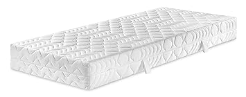 Traumnacht Basis 7-Zonen 2 in 1 Duo Komfortschaummatratze mit 3D Konturenschnitt und hochwertiger Hybridschaumauflage, Härteg