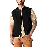 Dickies mens Duck Canvas High Pile Fleece Lined Vest