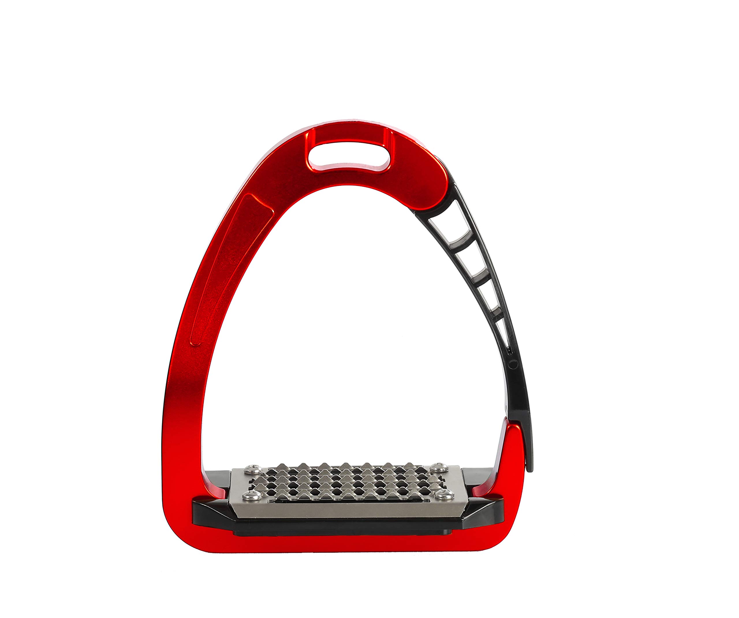 Acavallo Unisex's Red Arena Safety Stirrup, One