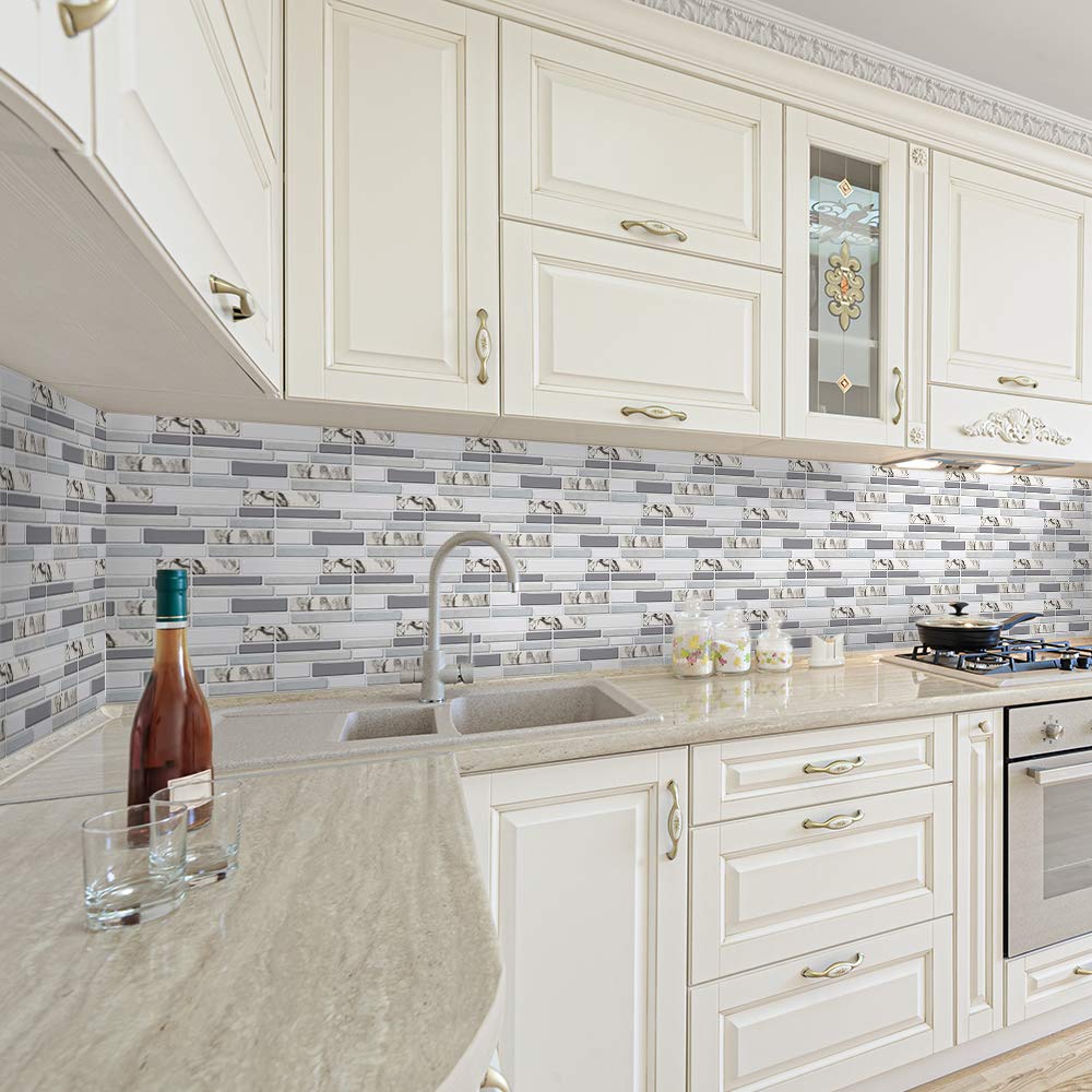 Wall Tile Transfers Sticker for Home Decor, Peel & Stick self-Adhesive splashback, Tile Decals for Living Room Kitchen Bathroom Decor, 27 Pieces