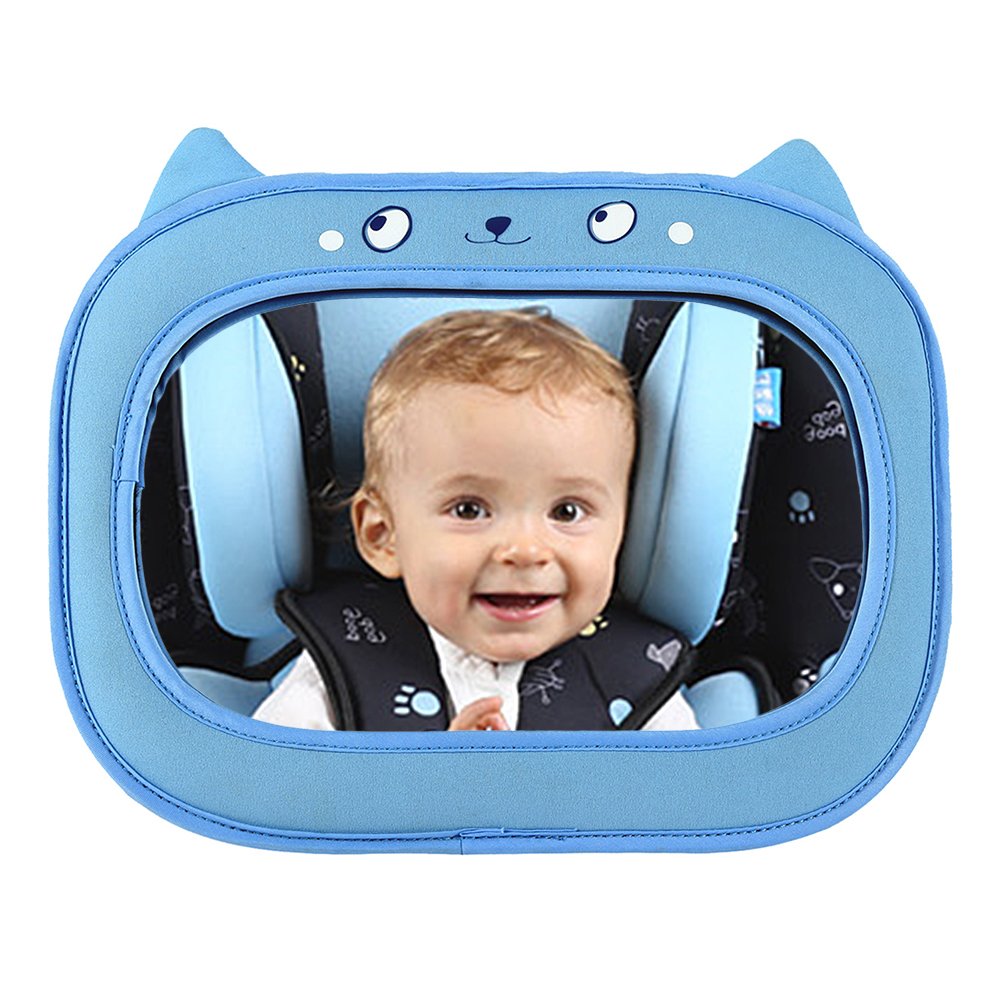 IntiPal Baby Car Seat Mirror Adjustable Shatterproof
