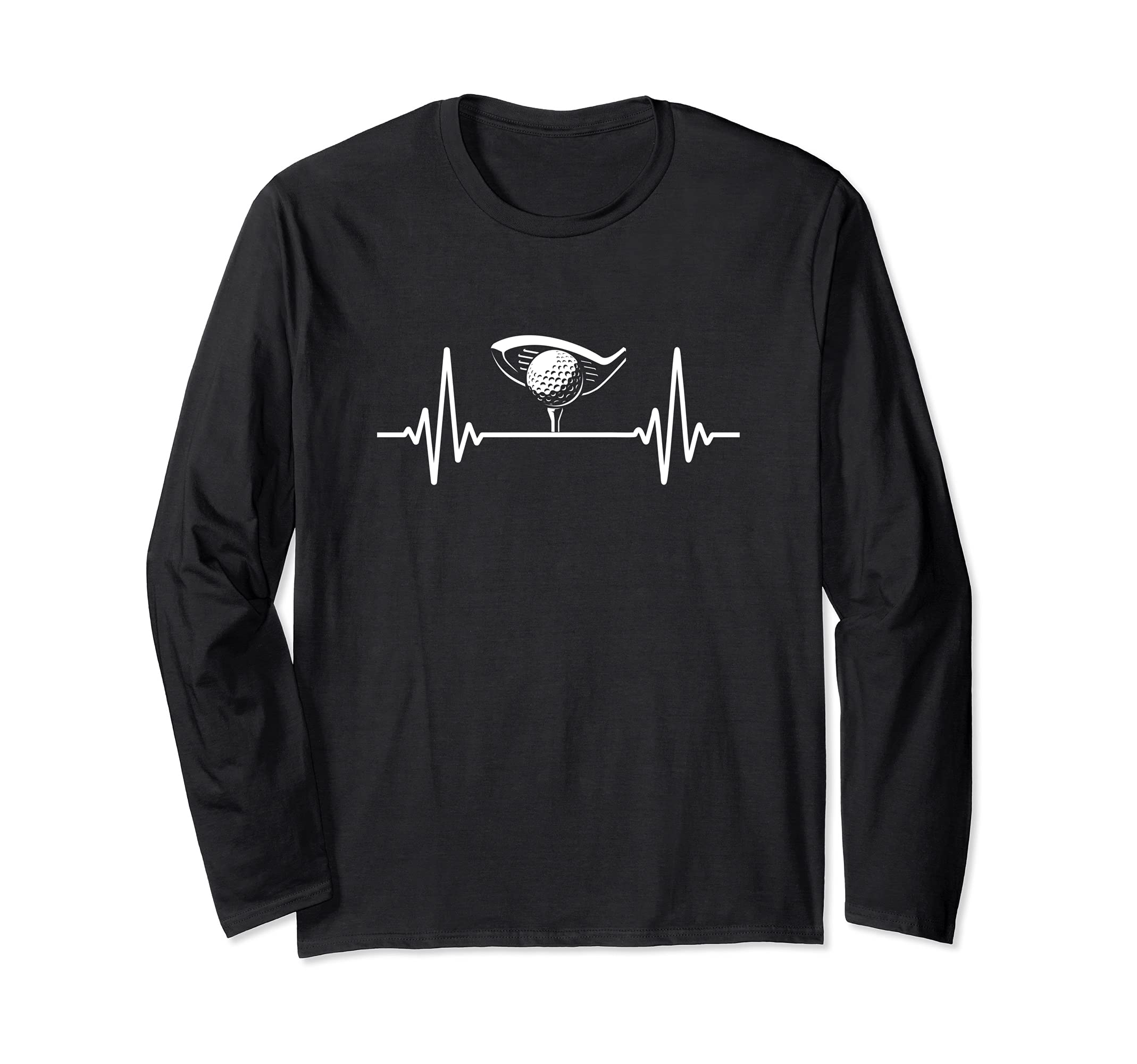 Golf Heartbeat | Golfers Long Sleeve T-Shirt