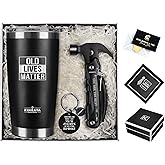 Birthday Gifts for Men-Valentines Best Day Gifts for Dad Retirement Old Lives Still Matter Gifts for Him Grandpa Uncle Unique Presents Ideas Tumbler Multitool
