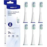 PERECT Soft Replacement Toothbrush Heads 6-Pack for Philips Sonicare Click-On Models – Fits 4100, 5100, 6100, 9023, W Optimal