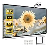 VenirCool 150 Inch Projector Screen, Portable