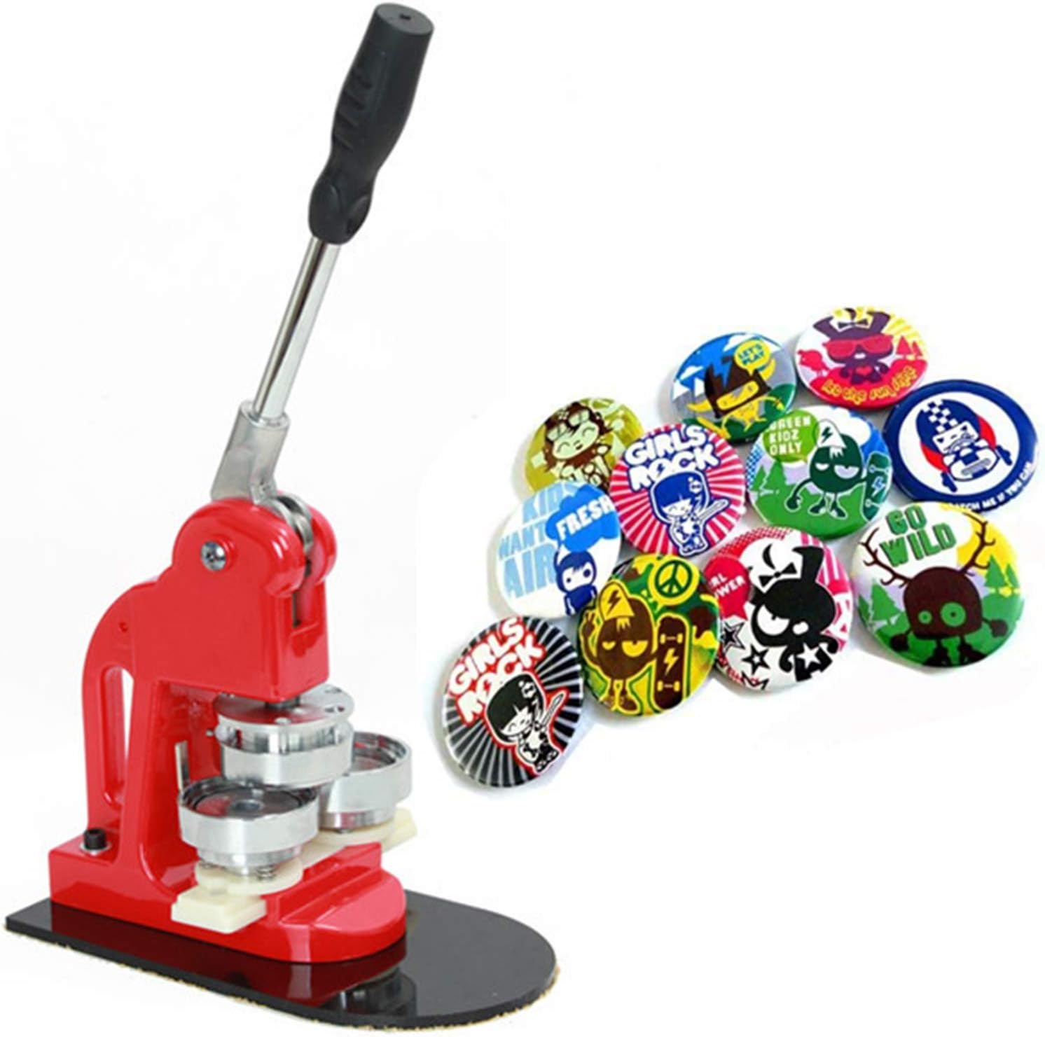 Sbr 3" (75mm) Button Badge Making Kit, Badge Button Making Machine